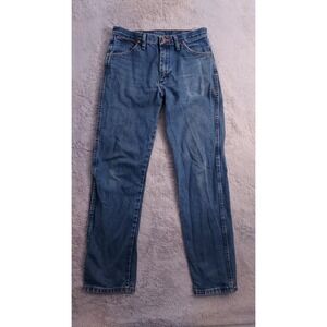 Wrangler Jeans Mens 30x32 Cowboy Cut Original Fit Rancher Fade Blue Denim 13MWZ